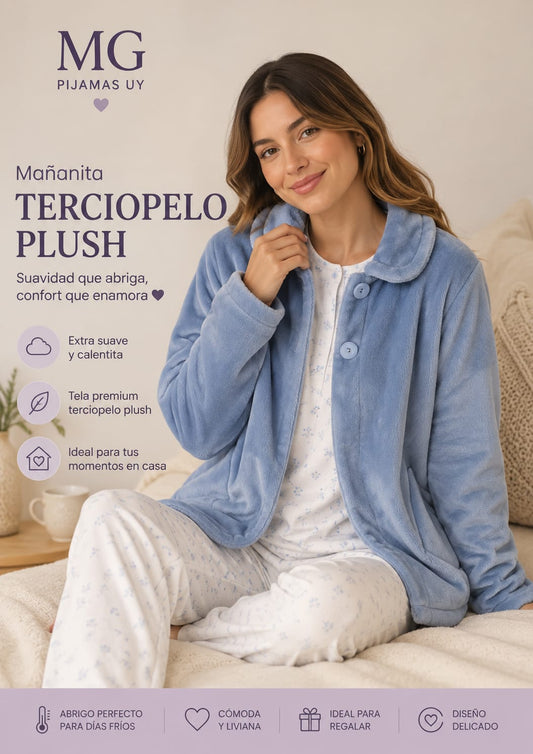 Mañanitas terciopelo plush